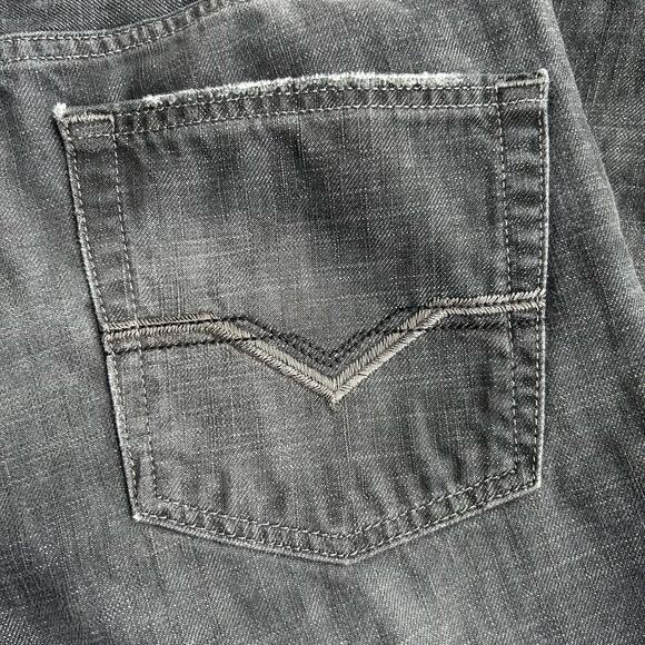 Lucky Brand 361 Vintage Straight Jeans Black/Gray Size 33x32 - Picture 7 of 9